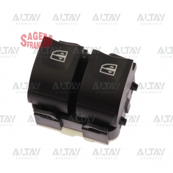 Cam Açma Düğmesi Kangoo / Duster (Çiftli) Turuncu Işık Sol (Oem No:254117873R)