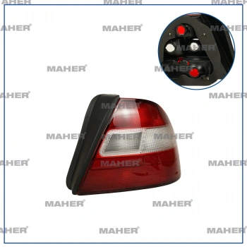 Stop Lambası Euro Civic 1996-1998 Kırmızı Beyaz Sağ (Oem No:33551St3G11B)