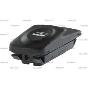 Cam Açma Düğmesi Kangoo / Megane I / Clio (Tekli) 5 Pin Siyah (Oem No:7700838100)