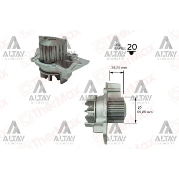 Devirdaimpartner  1996-2008 / Berlingo 1996-2008 / Xsara 1997-2005 / Jumper 2002-2006 / 1.9-2.0 Hdı (Dw8-Dw10) (Oem No:1201C4)