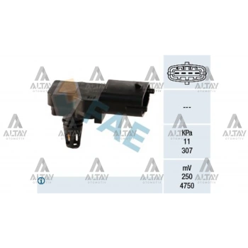 Sensör Map Doblo / Linea / Bravo / Fiorino / Punto 1.3Jtd-1.6Jtd / Astra G-H / Corsa D / Frontera B / Vectra C / Zafira B 2004 Sonrası Z13Dth-Z19Th-Y20Dth-Y22Dtr (Oem No:6238210)