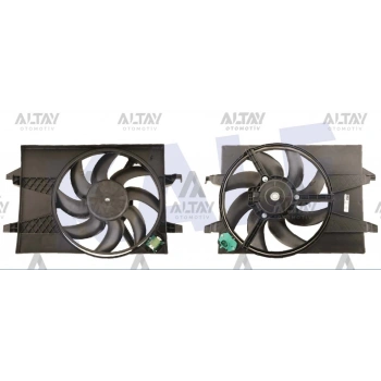 Fan Radyatör Fiesta V 2001-2008 / 1.4 Tdcı Davlumbazlı (Oem No:2S6H8C607De)