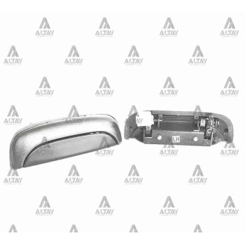Kapı Kolu H-100 / Kmy Dış  1994-2005 Sol (Metal) (Oem No:826504B000)