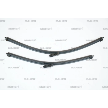 Silecek Süpürgesi Takım Jetta - Passat 2010-2014 / Cc 2010-2012 / Octavia 2012-27 / Q2 2016 Sonrası 24+19 A620S (600Mm+475Mm) (Oem No:5C7955425)