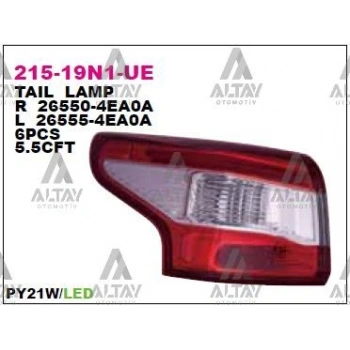 Stop Lambası Qashqai 2014 Sonrası Ledli Sağ (Oem No:265504Ea0A)