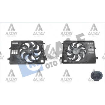 Fan Radyatör 308 / 508 / 3008 / 5008 / Partner / Berlingo 2016 Sonrası 1.6 Hdı (Oem No:9806313580)