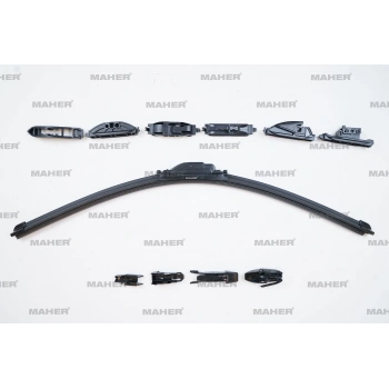 Silecek Süpürgesi Tek Tip Üniversal 11 Aparatlı 24 Muz (600Mm)