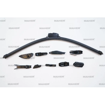 Silecek Süpürgesi Tek Tip Üniversal 10 Aparatlı 22 Muz (550Mm)