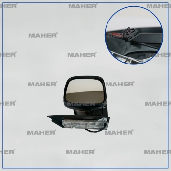 Ayna Dış Dikiz Caddy 2004-2015 Elektrikli, Isıtmalı Sağ (Oem No:2K1857508K9B9)