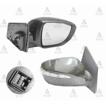 Ayna Dış Dikiz Ix-35 2010-2015 Elektrikli Sinyalli Isıtmalı Otomatik Katlanır Sağ (Oem No:876202S390)