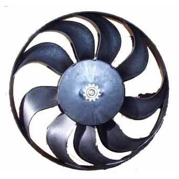 Audi  A3  2005-2008  Radyatör Fanı Motorlu Tek Fişli (9 Kanat) (Klimalı Tip) (Oem No:1K0959455Ap)