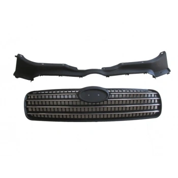 Hyundai Accent- Era- 2006-2009  Ön Panjur Siyah Nikelaj Çıtalı (Üst Bağlantı Braketli) (Oem No:863601E010)