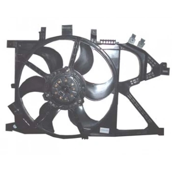 Opel Corsa- C- 2004-2006  Radyatör Fan Davlumbazı Komple 1.7Cc 2Fişli (5Kanat)(Dizel Tip) (Bfn) (Oem No:24445185)