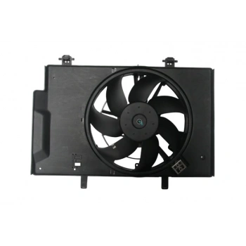 Ford Fiesta- 2009-2013  Radyatör Fan Davlumbazı Komple 1.6 Tdci (Motorlu) (7 Kanat)(Oris) (Oem No:Et768C607Gb)