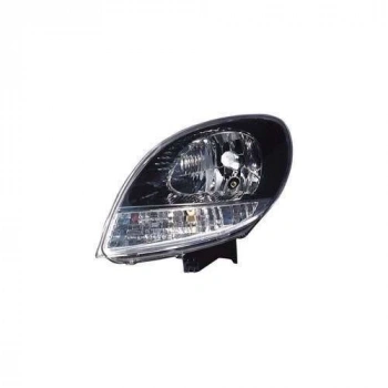 Renault Kango Iıı 2007- Far Sol Sıyah Çerçevelı Manuel (Oem No:260602103R)