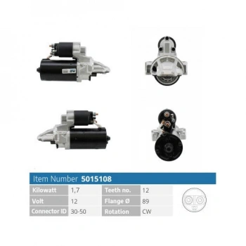 Ford Transit V-347/V-363  2011-Marş Motoru Bk3T  Ve  Fa /Bk3T  Ve  Cb / 6C1T  Ve  Af (Oem No:Cc1T11000Bb)