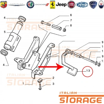 Fiat Tempra-Tipo  1992- Direksiyon Bağlantı Kolu Direksiyon Ayar Kolu ( Pım+Somun ) (Oem No:713343080)