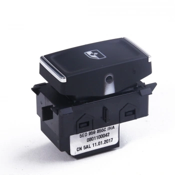 Vw Octavia 2013- Cam Açma Düğmesi (Teklı) Ön Sağ / Arka Sağ-Sol (Oem No:5E0959855)