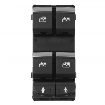 Vw  A4  A5  Q5 Q7 2015- Cam Açma Düğmesi Sol Dörtlü - Kromlu (Oem No:4M0959851B)