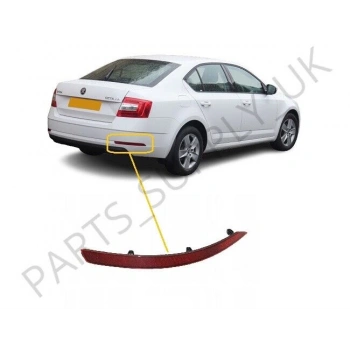 Vw Octavia 2013- Tampon Reflektörü Arka Sağ  (Oem No:5E5945106A)