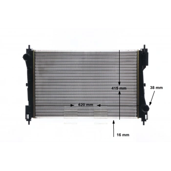 Fiat Punto Evo 1,3 Mjt 2011- Su Radyatörü  (Oem No:51936040)