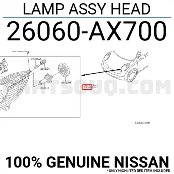 Far Micra 2002-2007 Elektrikli Beyaz Sol (Oem No:26060Ax700)