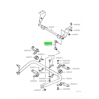 Z Rot Canter Fe711 Fe859 Ön Sol (Oem No:Mk382984)