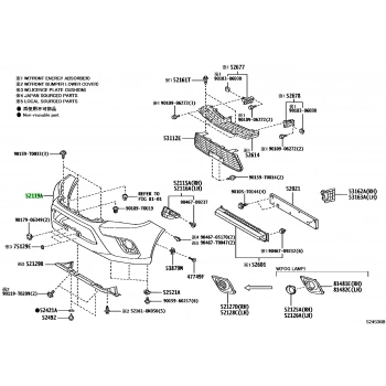 Tampon Hilux 2022 Sonrası Ön Invıncıble (Oem No:52119Yp918)