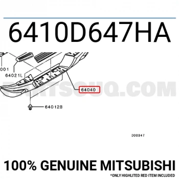 Tampon L200 Arka 19 (Oem No:6410D647Ha)