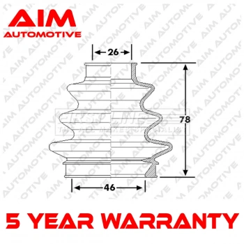 Bmw 1 Serisi/82/87/88/90/91/92/93/ X1 X3 N43-45-46 2005-2010 Aks Körüğü Arka Dış  (Oem No:33217547078)