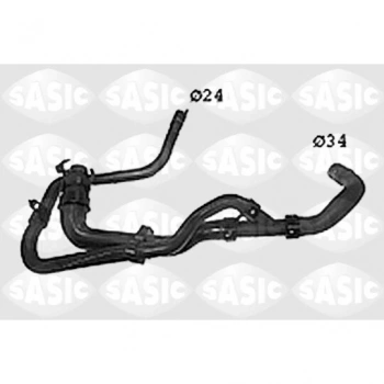 Psa Partner/Berlingo 1.9 Xud9 1998- Radyatör Hortumu Alt Tırnaklı (Oem No:1351V8)