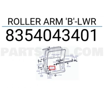 Makara Kolu H100 1994-2007 Orta Kapı Alt (Oem No:8354043401)