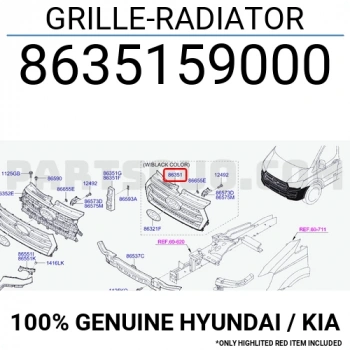 Panjur H350 Van 14 (Oem No:8635159000)