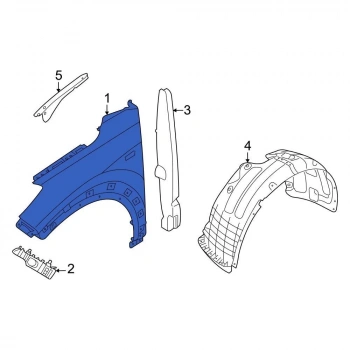 Çamurluk Ön Tucson 21 Sol (Oem No:66311N9000)