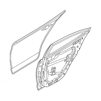 Kapı Elantra Arka 2016-2018 Sol (Oem No:77003F2000)