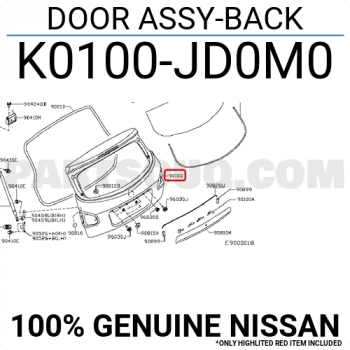 Kaput Bagaj Qashqai 2007- (Oem No:K0100Jd0M0)