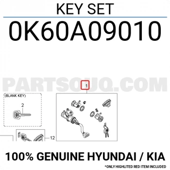 Set Kontak Kapı Kilit Bongo  1997-01 (Oem No:Ok60A09010)
