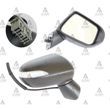 Ayna Dikiz Jazz 2003-2007 Elk. Sin. Sağ   (Oem No:76200Saag21Zb)