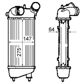 Psa  C2 C3 1.4 Hdı 2002-2009 Turbo Radyatörü  (Oem No:0384G2)