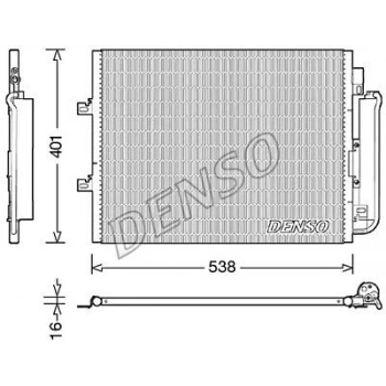 Renault Twıngo Iı  2007- Klima Radyatörü Kurutucu Ile [Brazıng Al/Al] [500X396X16 (Oem No:8200448252)