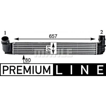 Renault Megan Iıı / Scenic Iıı 1.5-1.2-1.4 Tdcı 2009- Turbo Radyatörü İntercooler (Oem No:144964990R)