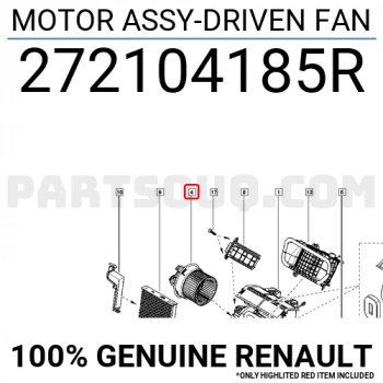 Renault Duster 1.2/1.3Tce 1.5Dcı 1.6Sce 2017- Kalorifer Motoru 180W 3600Rpm 12V (Oem No:272104185R)