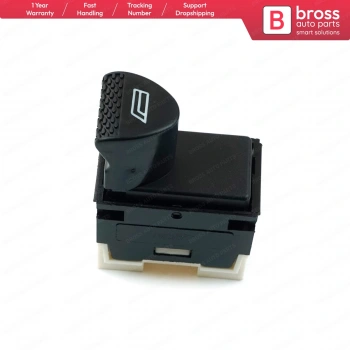 Cam Açma Düğmesi Albea / Palio (Tekli) Dış-Beyaz Sol (Oem No:98809717)