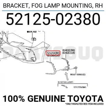 Sis Lamba Kapağı Corolla 2019 Sonrası Krom Sağ (Oem No:5212502380)