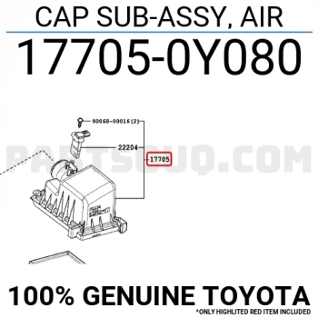 Hava Filtre Kutusu Chr 2016-20 (Oem No:177050Y080)