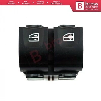 Cam Açma Düğmesi Clio Iv / Capture (Çiftli) Beyaz Işık Sol (Oem No:254113300R)