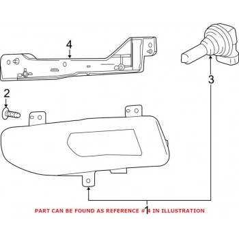 Sis Lamba Braketi X-Traıl 2017-2019 Ön Sol (Oem No:269156Fp0A)