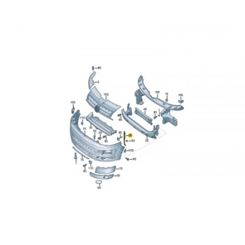 Tampon Bağlantı Braketi Transporter T6 2010-2015 Ön Sağ (Oem No:7E0807184A)