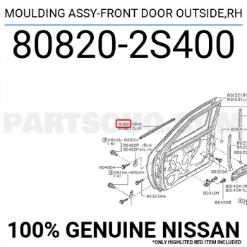 Cam Sıyırıcı Pıckup 1998-2002 D-2022 Ön Sağ (Oem No:808202S400)