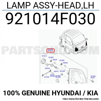 Far H-100 Kamyonet 2005-2011 Manuel Sol (Oem No:921014F030)